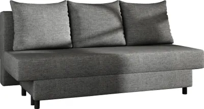 Produktbild von Sofa mit Schlaffunktion Sofa Couch Polstergarnitur Wohnlandschaft Polstersofa mit Betkasten - Kamazo (Grau(Savana 05))