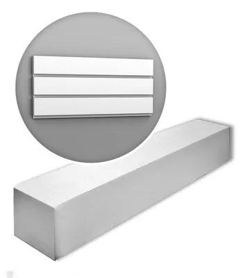 Immagine prodotto di pannelli 3D Orac Decor MODERN W116-box 1 cartone con 6 strisce decorative 12 m