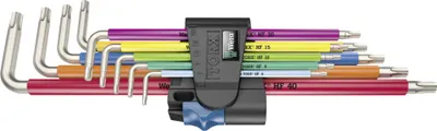 Produktbild von Wera 3967/9 TX SXL Multicol. HF Stainless 1 Winkelschlüsselsatz