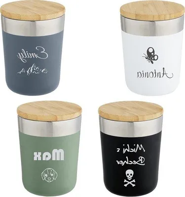 Produktbild von Vakuum-Isolierbecher - Kaffeebecher Thermocup - Getränke Heiße Haltung - Doppelwand-Kupfer-Isolierung - 300 ml - Schwarz