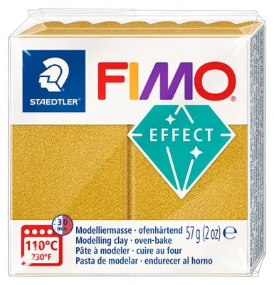 Produktbild von FIMO Mod.masse Effect 57g  gold metallic retail