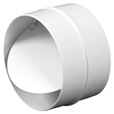 Obrázok produktu pre Odsávacie potrubie okrúhla prípojka Ø100 mm so spätnou klapkou Prípojka ventilačného potrubia PVC