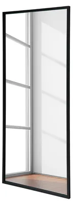 Produktbild von home24 Spiegel - Rechteckig - Metall - Schwarz