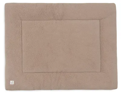 Produktbild von Jollein Krabbeldecke für Baby – Cloudy Rib – Milky Coffee – Laufgittereinlage –
