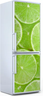 Produktbild von Magnete Dekorative - 60 cm x 180 cm - Küche Magnetmatte Kühlschrankmagnete - Limettenscheiben