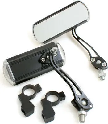Immagine prodotto di Specchio per bicicletta SYSTEM-S Specchio retrovisore in stile retrò in nero