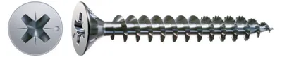 Zdjęcie produktu dla SPAX 1081010300403, Śruba, Metal, Cynk, Drewno, Płaska głowa, Pozidriv, PZ1
