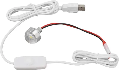 Obrázok produktu pre Mini LED reflektor, 5 V, napájaný z USB, stmievateľný, na dekoráciu vitrín, šperkovníc a interiérov