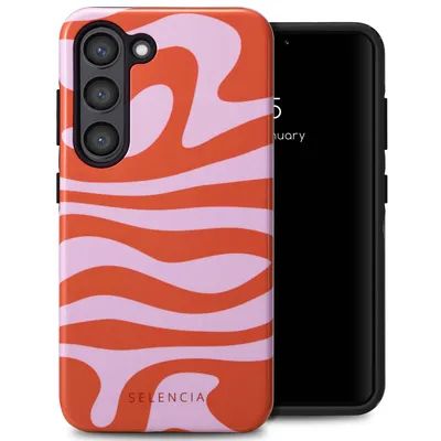Produktbild von Selencia Vivid Back Cover Samsung Galaxy S23 - Dream Swirl Pink