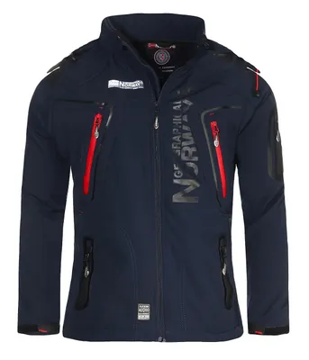 Produktbild von Geographical Norway Herren Softshelljacke Funktions-Outdoor-Jacke Model: G-Forrest, Farbe: Navy, Größe: S