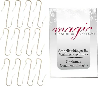 Produktbild von Schnellaufhänger S-haken 100 Stk 4cm gold