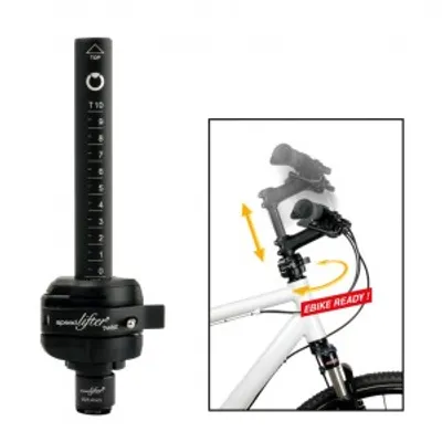 Produktbild von Lenkerverstellung Speedlifter Twist T15 Ø25,4mm, Hülse 39,5mm, schwarz, 15cm