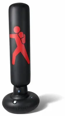 Obrázok produktu pre Boxovací vak z PVC, výška 160 cm, stabilná základňa, 65 cm, určený pre dospelých