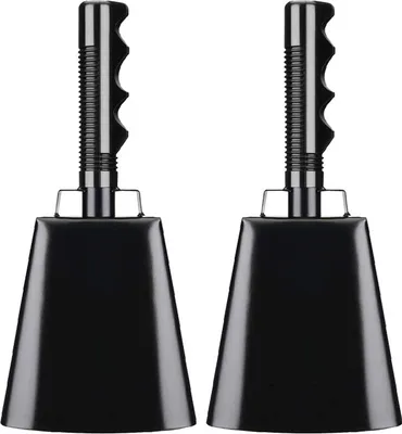 Productafbeelding van INF Roerstaafjes voor cheerleading en sportevenementen, 2 stuks, zwart