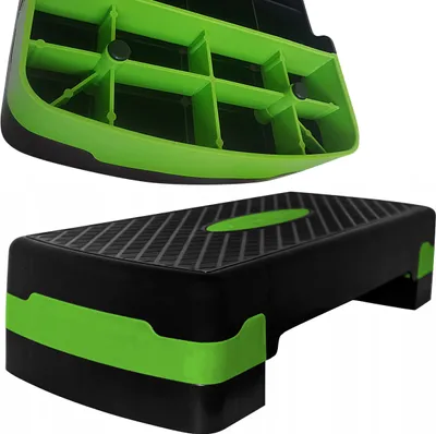 Produktbild von SPORTVIDA SV-HK0040 Stepping Board Aerobic Fitness Stepper Exercise Bike nastaviteľný 2 kroky 10 / 15 cm protišmykový