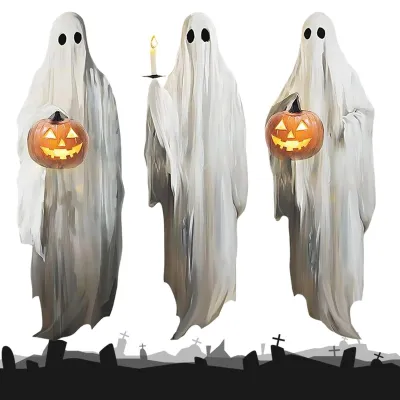 Productafbeelding van Spookachtige Halloween-raamstickers - Decoratie