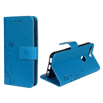 Image de Coque de protection à motifs floraux pour téléphone Google Pixel, couleur bleue