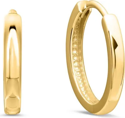 Produktbild von Damen Creolen von Unique aus 375er Gold