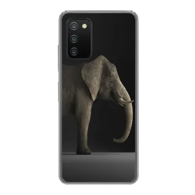 Produktbild von MuchoWow® Handyhülle Schutzhülle Hülle für Samsung Galaxy A03s Elefant - Tiere - Licht Silikon Softcase Handy Hülle - Schutz