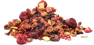 Produktbild von PREISELBEEREN MIT SANDDORN – Früchtetee, 50g