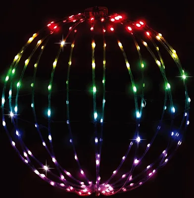 Immagine prodotto di Palla decorativa appesa 168 LED RGB 40 cm