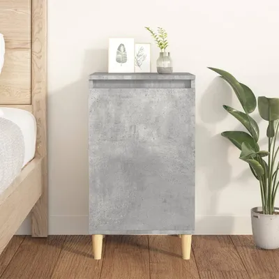 Produktbild von vidaXL Nachttisch Betongrau 40x35x70 cm Holzwerkstoff