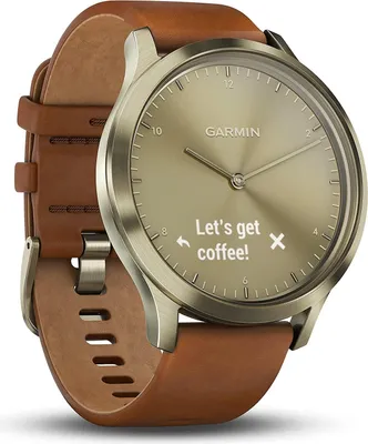 Produktbild von Garmin Vivomove HR Premium Gold Smartwatch Fitness Tracker Herzfrequenz BT