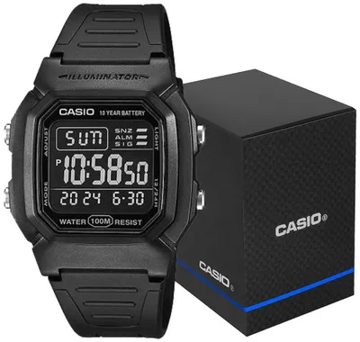 Zdjęcie produktu dla Casio W-800H-1BVES, Wodoodporny, Kwarc