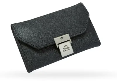 Image de Set de manucure PREMAX 5 pièces - Gamme Elegance - Noir 86236 Acier inoxydable 12 x 8 cm