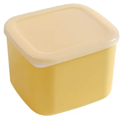 Immagine prodotto di Contenitore per formaggio a fette, frigorifero, plastica, scatola trasparente, contenitore ermetico con coperchio, L