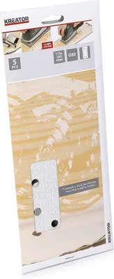 Produktbild von 5 Schleifblätter 115x280 mm K80 KRT203555