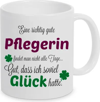 Produktbild von TassenKing™ - Eine gute Pflegerin... - Tasse - Kaffeebecher - Tasse mit Spruch