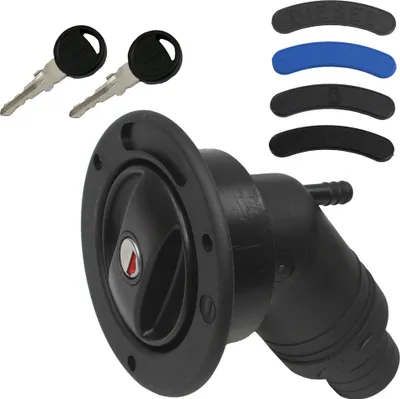 Immagine prodotto di Tappo di riempimento acqua diesel camper caravan barca camper 40 mm nero