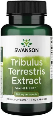 Produktbild von Tribulus Terrestris Extrakt 500 mg 60 Kapseln Swanson Health Products