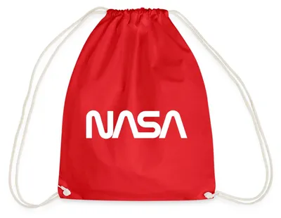 Produktbild von Spreadshirt NASA Logo Turnbeutel, One size, Rot