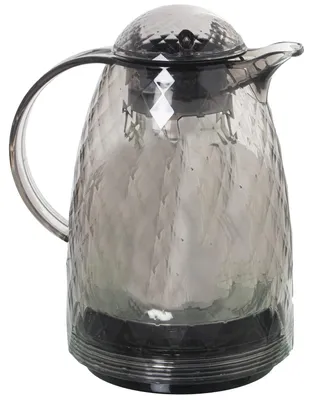 Thermoskanne, 1 l, Polypropylen/Glas, grau, 24x19x15 cm