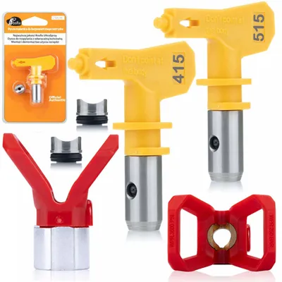 Productafbeelding van Spuitmondbescherming Set – Spuitmond Ultra Spray 415 en 515 | 7/8'' (22mm), 20–25cm Spraybreedte | voor Airless Verfspuit