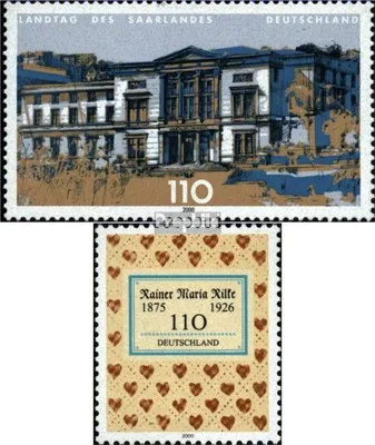 Produktbild von Briefmarken BRD (BR.Deutschland) 2000 Mi 2153,2154 (kompl.Ausg.) gestempelt Landesparlamente