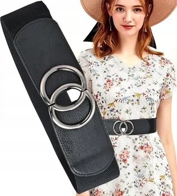 Immagine prodotto di Cintura Da Donna - Comfort Elastico - Elegante - Elasticità - Versatilità - Robustezza - Larghezza 6Cm