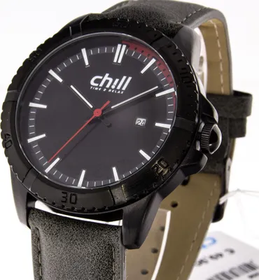 Produktbild von Herrenuhr CH1558 Quarzwerk 45mm Durchmesser 11mm Dicke Datumsanzeige 5ATM wasserdicht