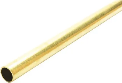 Produktbild von Messing Rundrohr Ø außen: 6,0 mm, Ø innen: 4,1 mm, Länge: 1000 mm