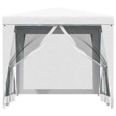 Immagine prodotto di Tendone per Feste con 4 Pareti in Rete 2,5x2,5 m Bianco