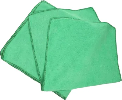 Produktbild von 5 Mikrofaser-Reinigungstücher für das Auto, weich, fusselfrei, wiederverwendbar und leicht für eine streifenfreie Reinigung von Fenstern und Bad