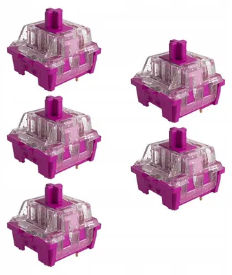 Produktbild von Akko CS Wine Red Lubed Mechanische Tastenschalter 5 Stück