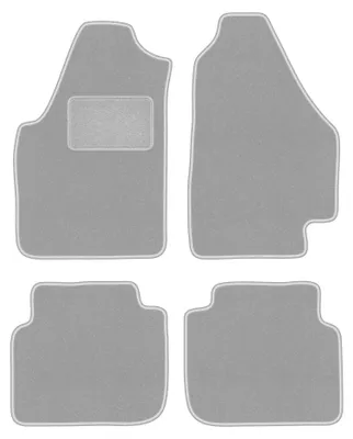 Productafbeelding van Velours automatten voor Lancia Musa 2004-2012 (MPV) – 4-delig, grijs, op maat – Wielganizator OSLO