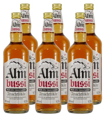 Produktbild von Mackenstedter Almbussi Fruchtlikör (6 x 0,7L)