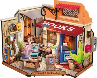 Produktbild von ROBOTIME Corner Bookstore, 108 Stück(e), Stadt, 14 Jahr(e)