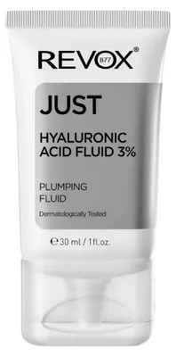 Zdjęcie produktu dla Revox B77, Just, Hyaluronic Acid 3%, Moisturizing, Fluid, For Face, 30 ml