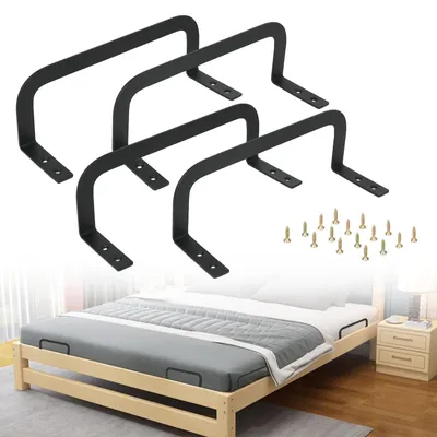 Produktbild von 4 Stück Matratzenhalter, Matratzenbügel, Matratzenhalter gegen Verrutschen, Matratzen-Haltestange, Matratzen-Gleitstopper, Bett-Matratzen-Halterung