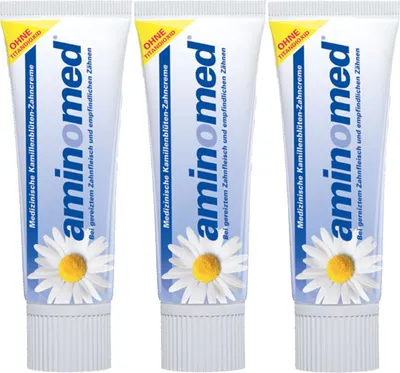 Produktbild von 3 aminomed Zahnpasta, je 75 ml Dr. Liebe